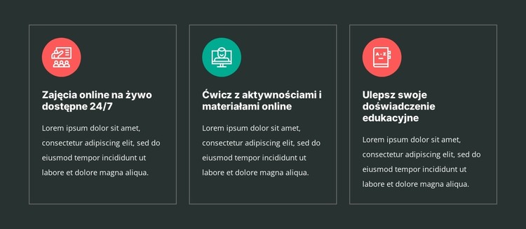 Korzyści z kursów językowych Szablon HTML