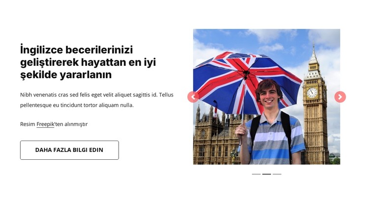 Öğrenme becerilerinizi geliştirin CSS Şablonu