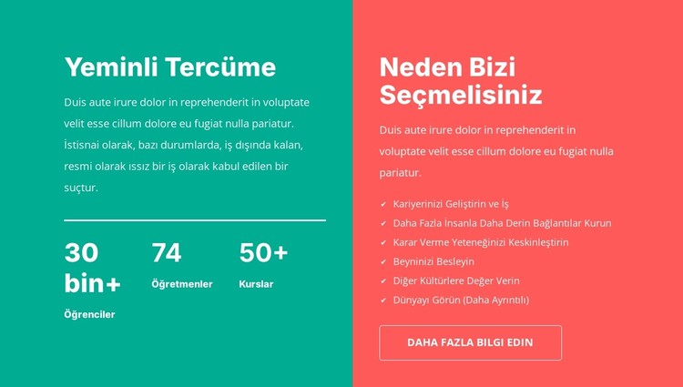 Yeminli tercüme CSS Şablonu