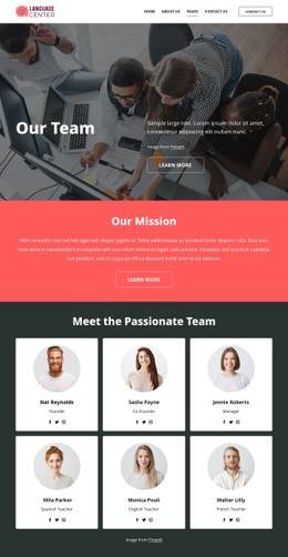 Our teachers - CSS Template by Nicepage