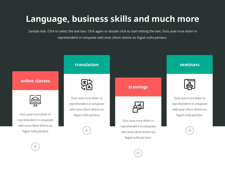 Unlock your language potential CSS Template