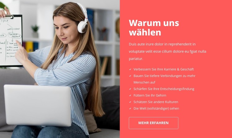 Sprachschule CSS-Vorlage