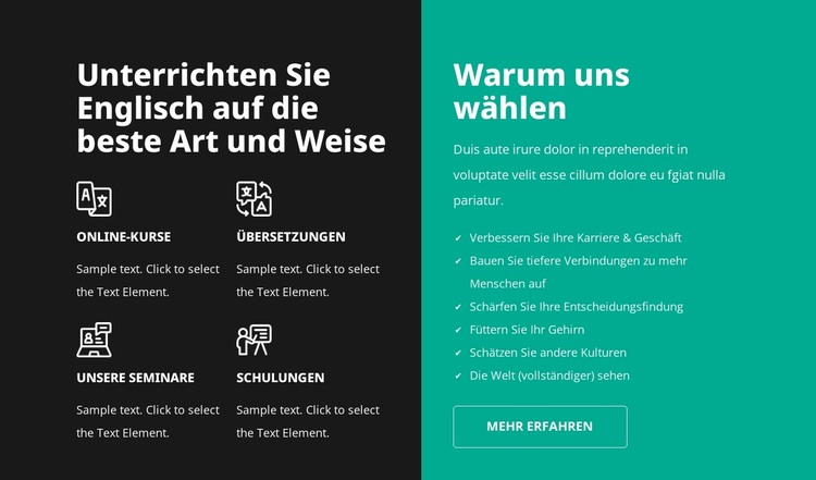 Qualitativ hochwertige Kurse HTML-Vorlage