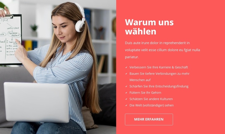 Sprachschule WordPress-Theme