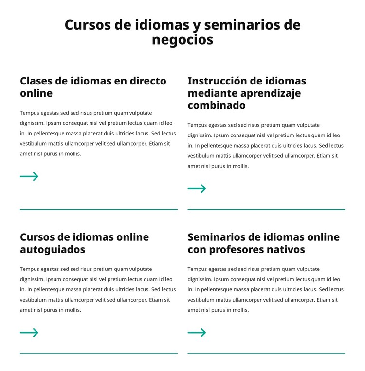 Seminarios de negocios Plantilla CSS