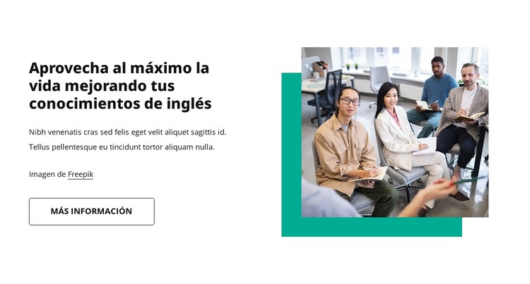 Clases de idiomas en línea Plantilla CSS