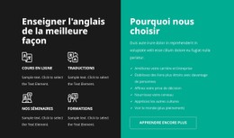 High Quality Courses Modèle HTML5