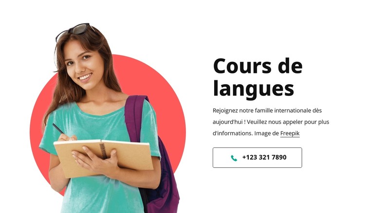 Programmes de langues Modèle CSS