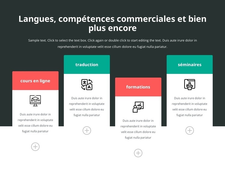 Libérez votre potentiel linguistique Modèle HTML5