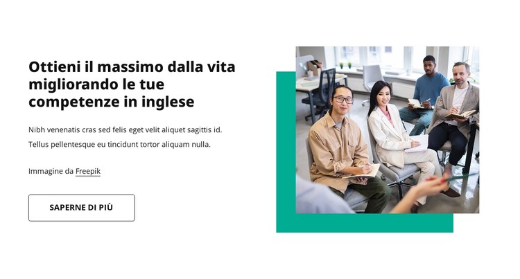 Lezioni di lingua online Modello CSS