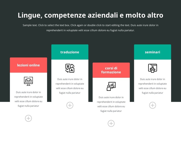 Sblocca il tuo potenziale linguistico Modello CSS