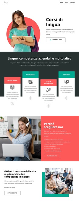 I Nostri Corsi Di Lingua - Visualizza La Funzione E-Commerce