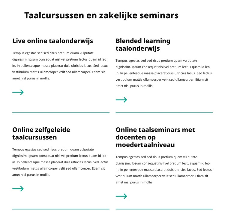 Zakelijke seminars CSS-sjabloon