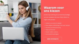 Language School - E-Commercesjabloon