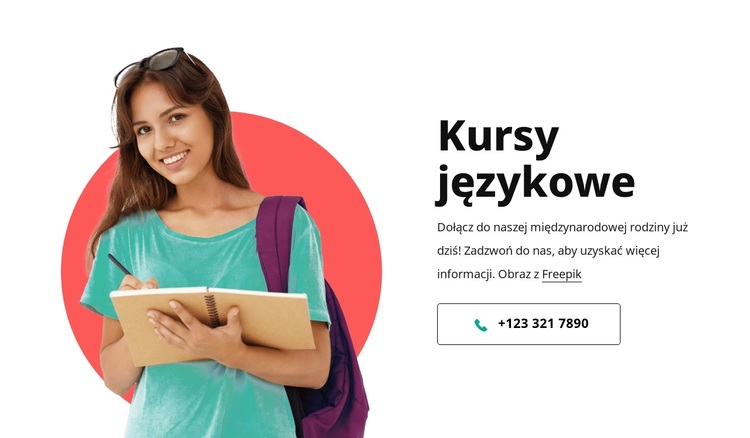 Programy językowe Motyw WordPress