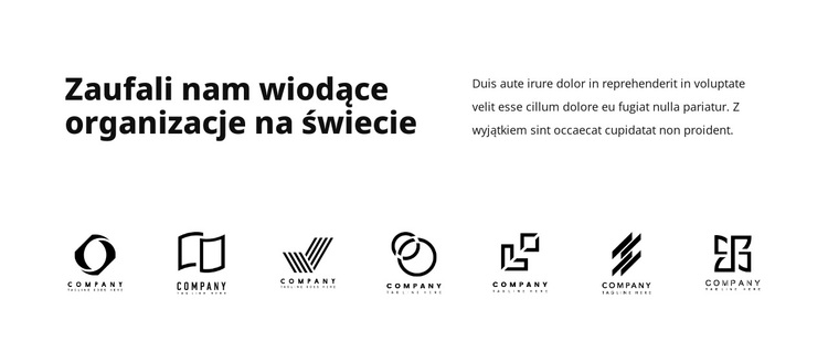 Wiodące organizacje Motyw WordPress