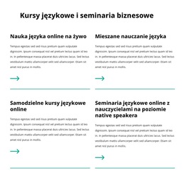 Seminaria Biznesowe - Szablon Kreatora Stron Internetowych