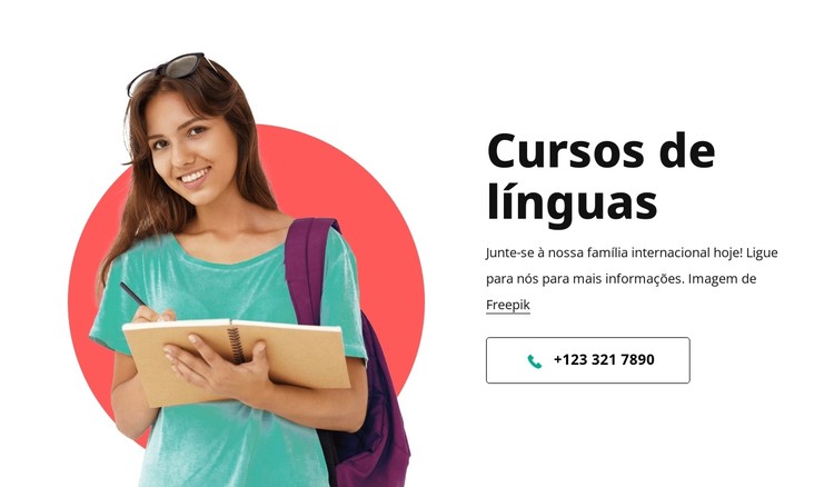 Programas de idiomas Template CSS