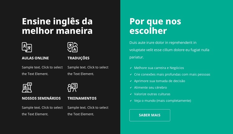 Cursos de alta qualidade Template CSS