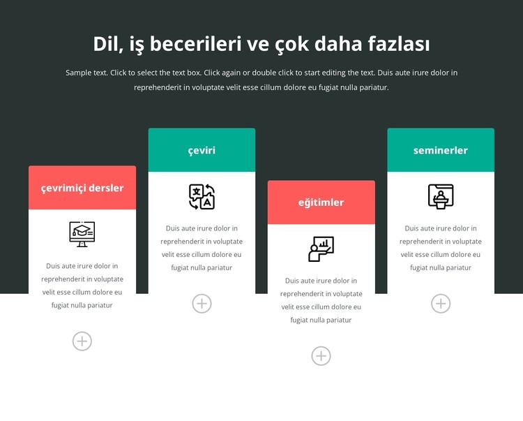 Dil potansiyelinizi açığa çıkarın CSS Şablonu