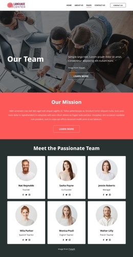 Our teachers Web Page Designs