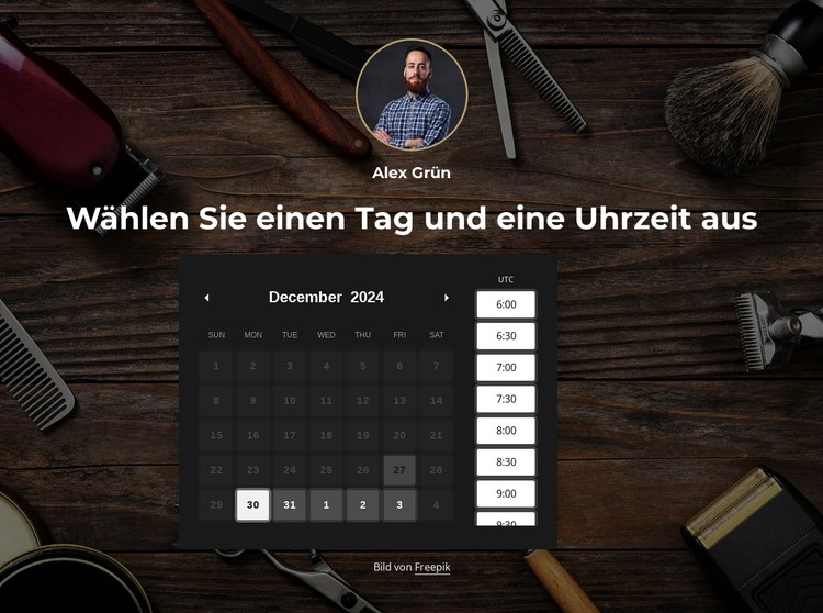 Buchen Sie online HTML-Vorlage