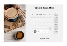 Book your next appointment - Html Code Example by Nicepage