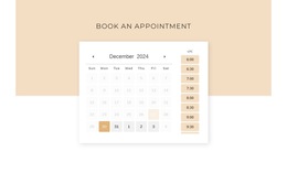 Calendar With Shape - Best HTML5 Template