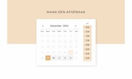 Kalender Met Vorm