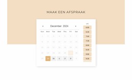 Joomla-Sjabloon Voor Calendar With Shape