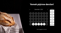 Berlin'De Yemek Pişirme Dersleri Için Harika Web Sitesi Tasarımı