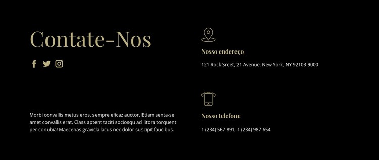 Contato com nossos gestores Landing Page