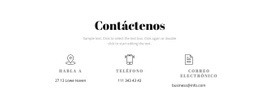 Detalles De Contacto