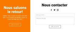 Nous Saluons Le Retour - Créateur De Sites Web Fonctionnels