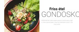 Friss Ételek Gondozása – Webhelytervező Sablon