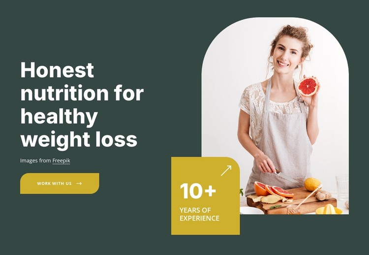 Nutrition programs CSS Template