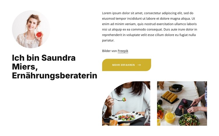 Der Ernährungsberater CSS-Vorlage