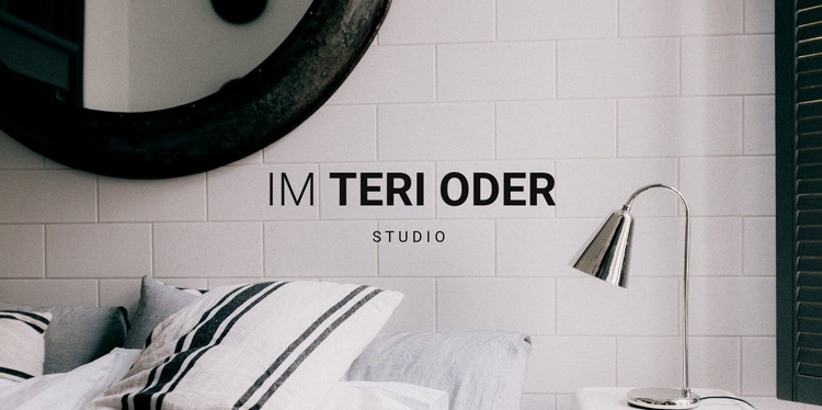 Studio für Innenlösungen Landing Page