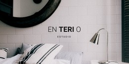 Estudio De Soluciones De Interior - Diseño De Sitio Web De Descarga Gratuita