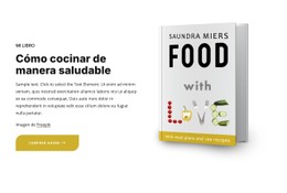 Deliciosas Recetas E Ideas Para Planes De Comidas. Plantilla De Diseño CSS