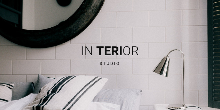 Interior solutions studio Homepage Design