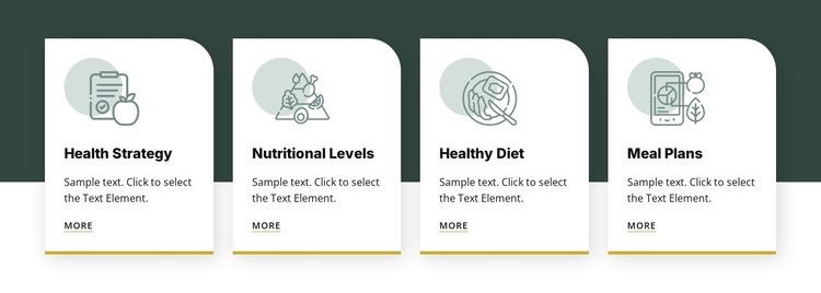 Food and nutrition Html Code Example