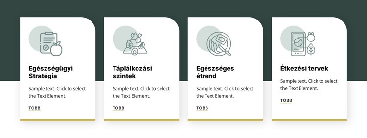 Étel és táplálkozás WordPress Téma