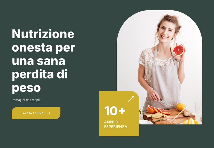 Programmi di nutrizione Modello CSS