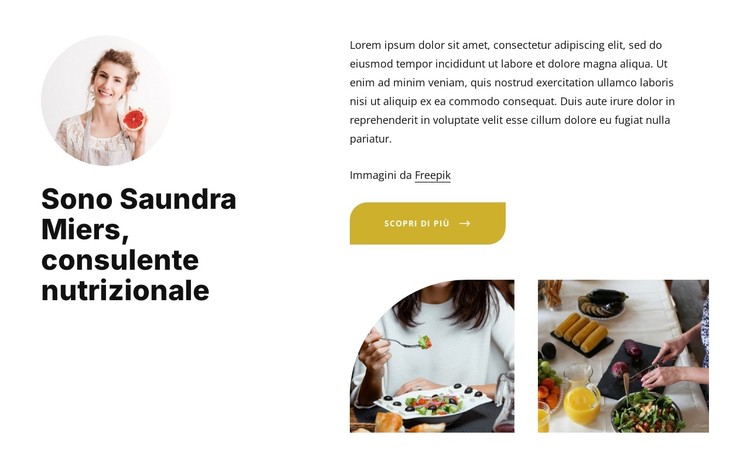 Il consulente nutrizionale Modello CSS