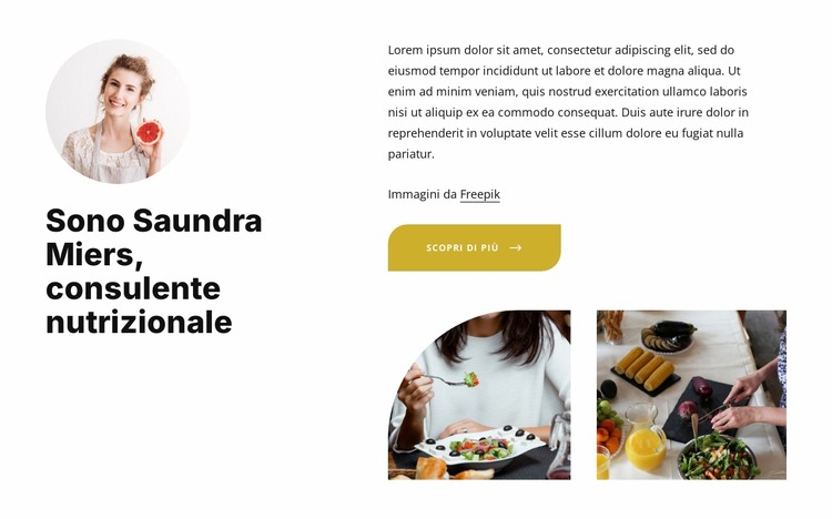 Il consulente nutrizionale Modello Joomla