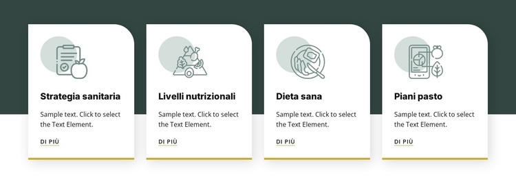 Cibo e nutrizione Tema WordPress