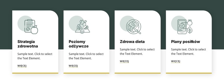 Żywność i żywienie Szablon CSS