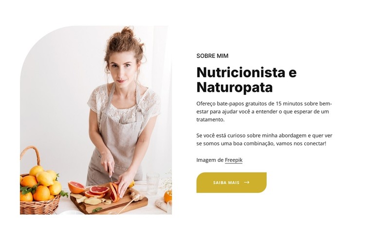 Nutricionista e naturopata Template CSS