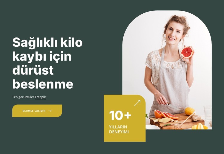 Beslenme programları CSS Şablonu